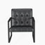 Chaise d'appoint moderne rembourrée pour chambre à coucher, salon et bureau