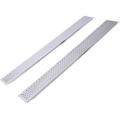 Aluminum Ramps,78"Lx8.5"W Lightweight Loading Ramps,880Lbs/PR Capacity,Atv Ramps For Pickup Trucks,Lawn Mower,Portable Ramp For Motorcycle, Truck, Dirt Bike,Quad,Snow  Blower,Golf Cart,2PCS