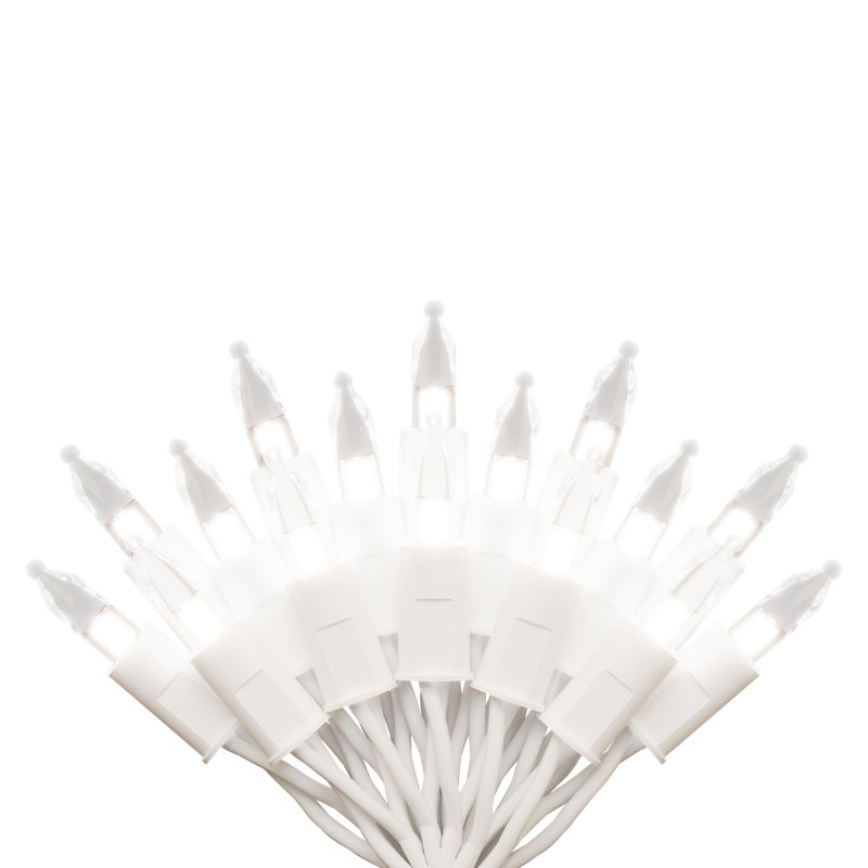 23.3FT-70 Lights White T5 LED String Lights Commercial Grade Waterproof for Holiday Decoration, Christmas Decors, White