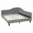 L-Shaped Linen Daybed, with Solid Wood Legs-1922078680-1922078503