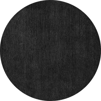 Tapis noir tissé à la machine Fayetta