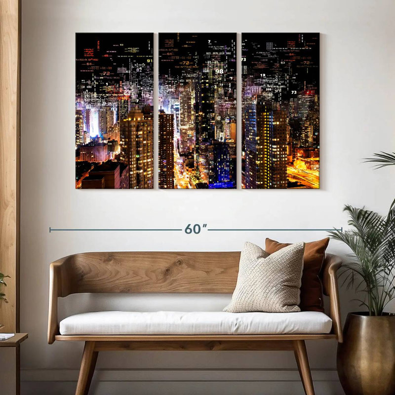 Sebbie Times Square, 32" H x 50" W