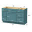 Base de meuble-lavabo simple 51 po seulement-94886887
