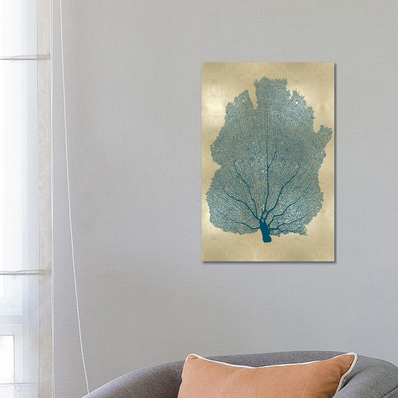 Sea Fan I by Melonie Miller - Print on Canvas, Wrapped Canvas, 66.04cm H x 45.72cm W x 3.81cm D