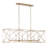 6-Light Bulbs Candle-Style Chandelier with Adjustable Chain and UL Safety Certification