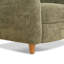 Chaise nordique, chaise multifonctionnelle en tissu chenille, canapé décoratif, dossier incurvé, salle d'étude de salon, vert olive