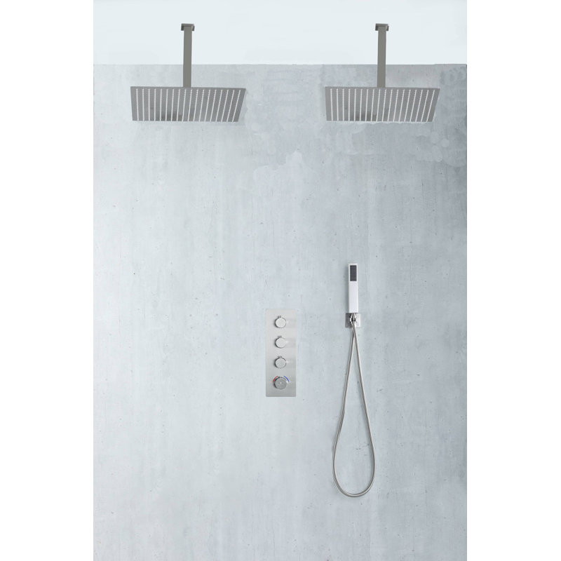 All-In-One Kit with Rough in-Valve, Brushed Nickel
