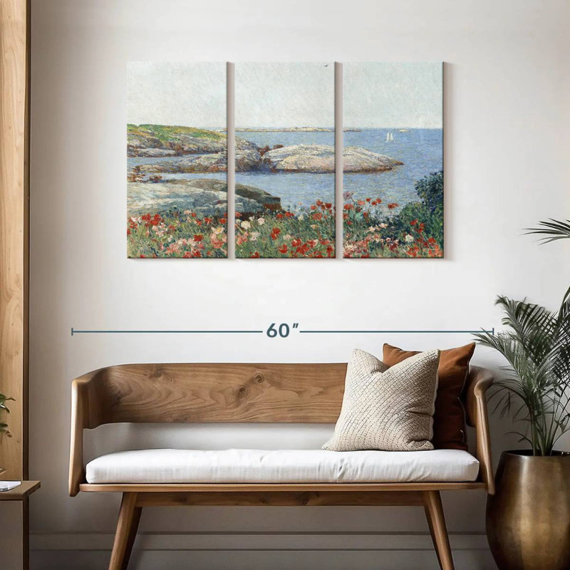 Alvord Poppies Isles Of Shoals, H 28 po x l 45 po