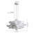 1-Light Pendant Light Flower White-972969281