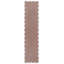 Tapis d'intérieur / extérieur festonné deux tons rose clair / crème Manado-1024928645