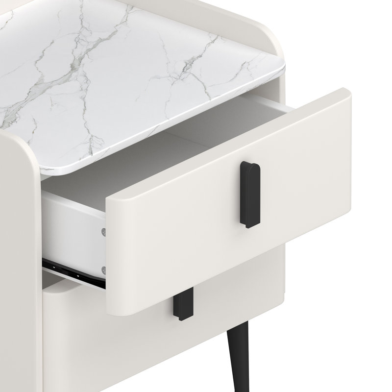Table de bout (ensemble de 2), Blanc