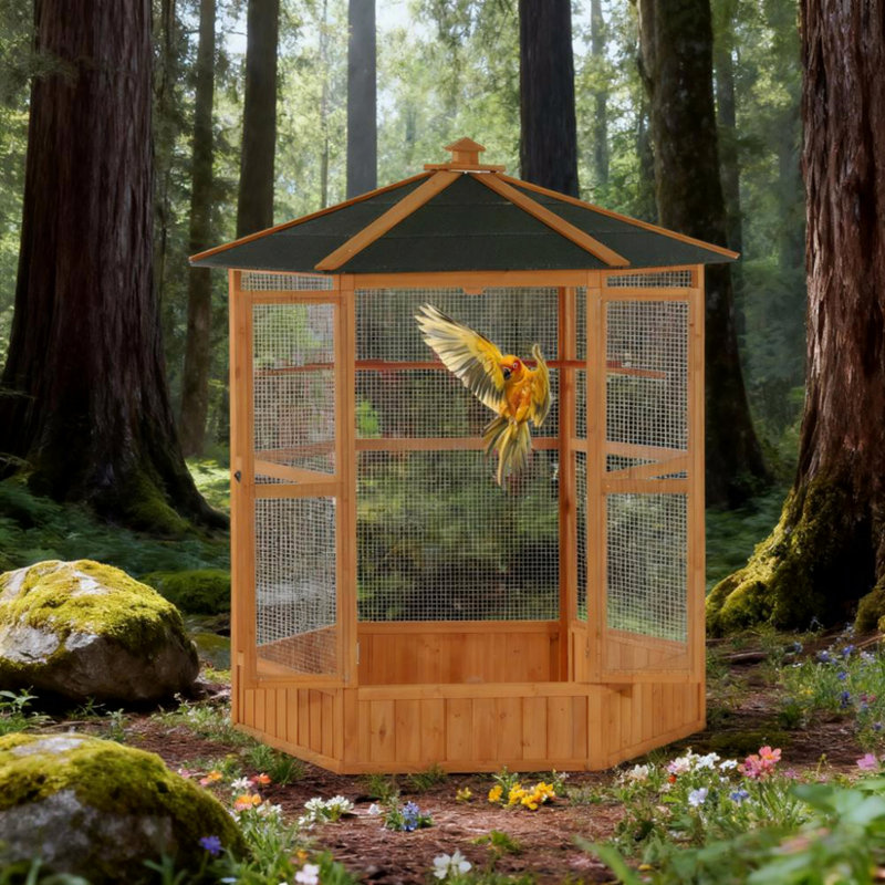 Cage à oiseaux en vol 69 po
