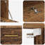 vidaXL Wall Cabinet Wall-mounted Engineered wood Storage Unit Rustic Design-337717024-445876586