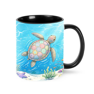Sea Turtle Coffee Mug 11oz Ceramic Cup