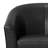 Austin 30"W Upholstered Vegan Faux Leather Contemporary Tub Accent Chair with High Arms and Deep Seat-88841734