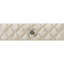 Table de chevet en velours beige Lucienne