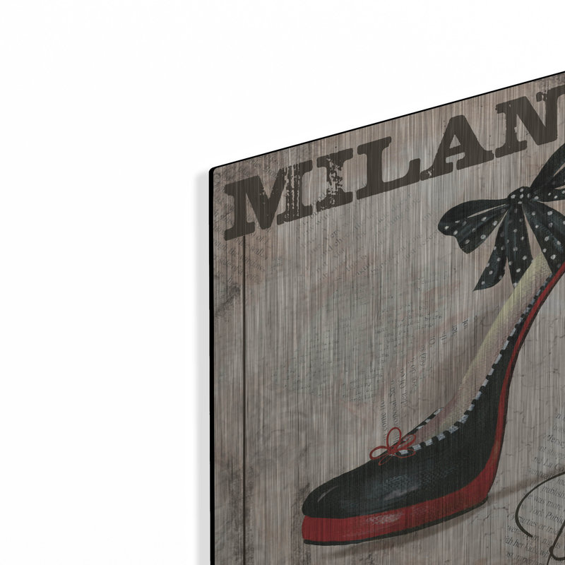  «Milan Style» par Fiona Stokes-Gilbert, art mural en métal, H 12 po x l 12 po