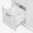 Bathroom Storage Cabinet with Tilt-Out Hamper