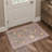 Adonis Vespera Floral Machine Washable Pink / Brown Indoor Area Rug with Non-Slip Backing-1298976091