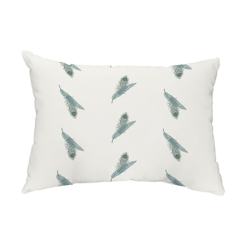 Outdoor Reversible Throw Pillow, Green
