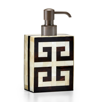 Greek Key Soap Dispenser