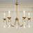 Fabio Candle Style Traditional Chandelier with Crystal Accents-1484132595