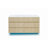 Fluted 6 Drawers Dresser ,Double Dresser Chest Of Drawers, 47.24" Modern Chest Of Drawers With LED ,Drawer Organizer For Bedroom, Living Room, Hallway