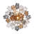 Dalores Glass Semi Flush Mount-98925446
