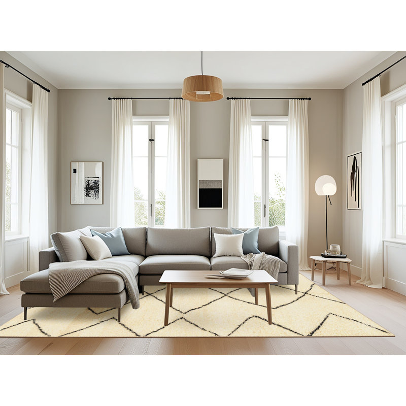 Tapis abstrait moderne 2933, Rectangle 8 pi x 10 pi