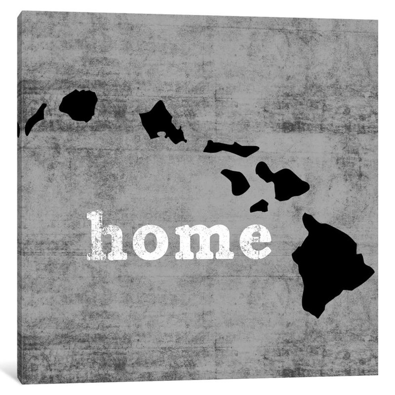 Hawaii 1 Piece Wall Art on Canvas, 93.98 cm H x 93.98 cm W x 1.91 cm D