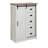5 Drawers Dresser W/Sliding Barn Door-831258558