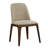 Kampsville Upholstered Dining Chair in Walnut
