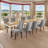 Modern Simplicity Linen Upholstered Dining Chairs Set of 8-1725451543