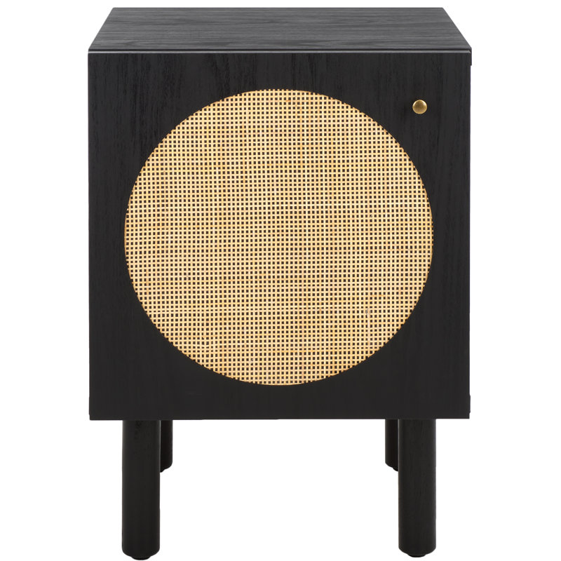 Audric 20.8'' W Nightstand, Black