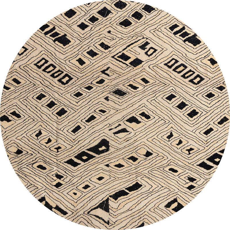 Tapis abstrait moderne 4750, Rond 4 pi