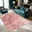 Pink Mist Realm carpet-easy to clean, machine-washable, soft and comfortable; suitable for door mats, kitchens, living rooms, bedrooms, corridors, and laundry areas. Easy to clean, durable carpet for home decoration.-1258051049