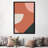 Abstract Geometric XXVII Red - Print on Canvas-661660732-630459376