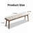 Versatile Wood Bench with Leather Cushion for Various Rooms-1310292754-1310292757