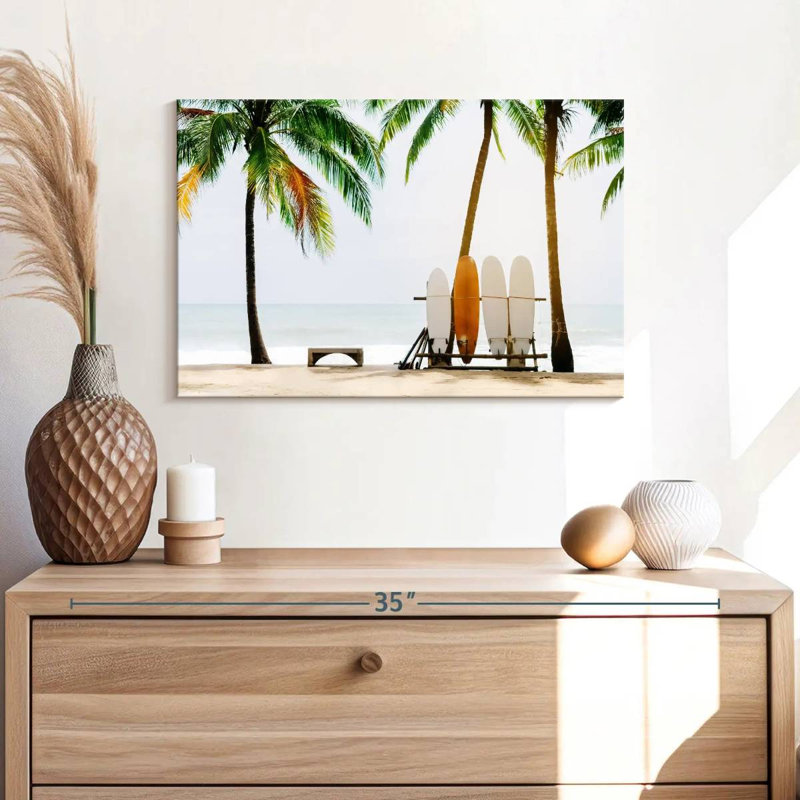 Senne Surfing Haven, 16" H x 24" W
