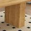 Table de salle à manger rectangulaire avec base de rangement-1672556770