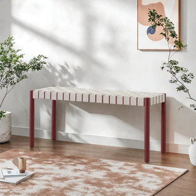 Banc tabouret en bois massif