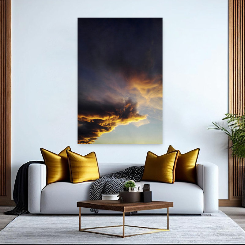 Contemporary Art Bold Dramatic Organic Nature Summer Wall Art 1 Piece Wrapped Canvas Wall Art, 152.4 cm H x 101.6 cm W