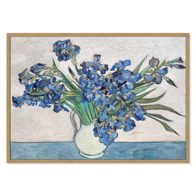 Imprimé iris bleu par Vincent Van Gogh