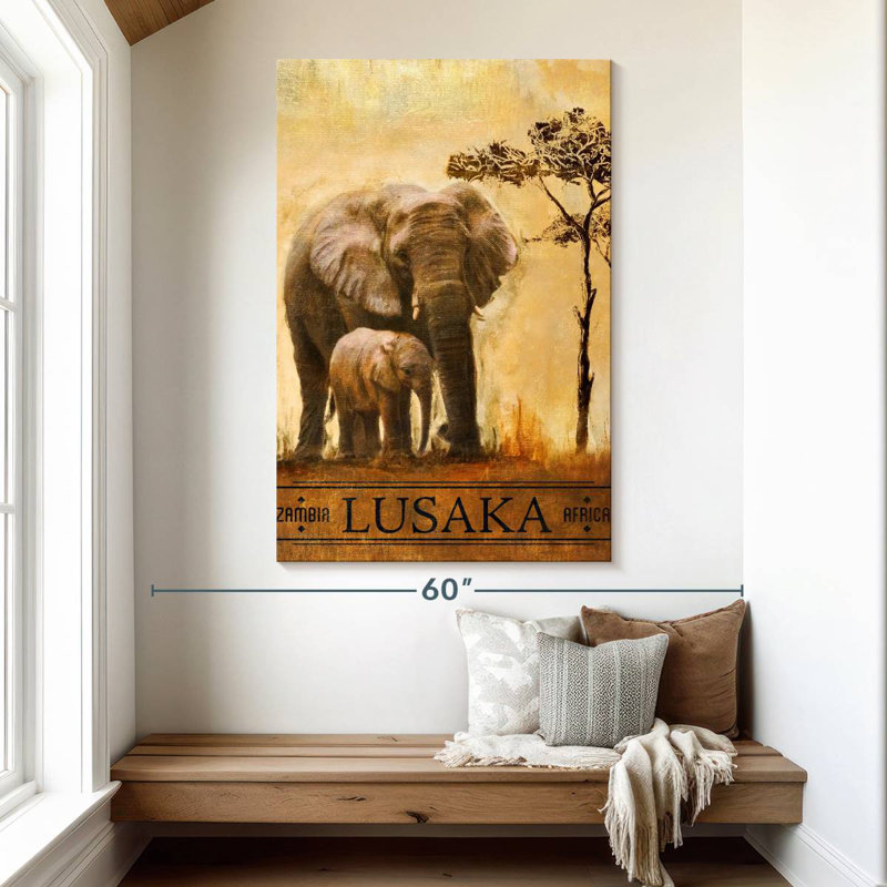 Brampt Lusaka, 51" H x 34" W