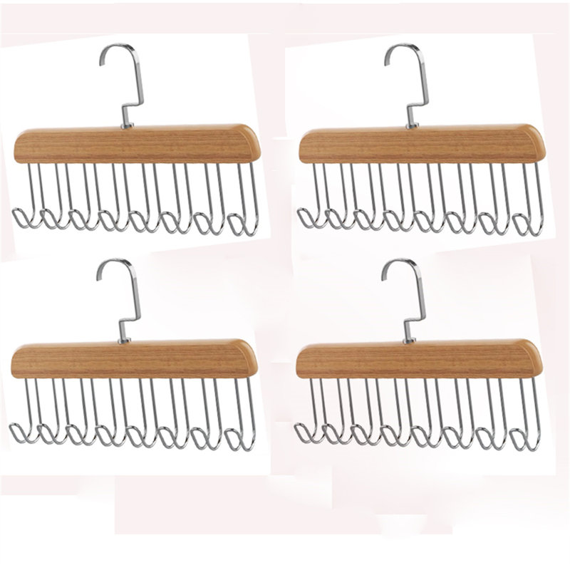 Cintre multifonction en bois de qualité supérieure, 4