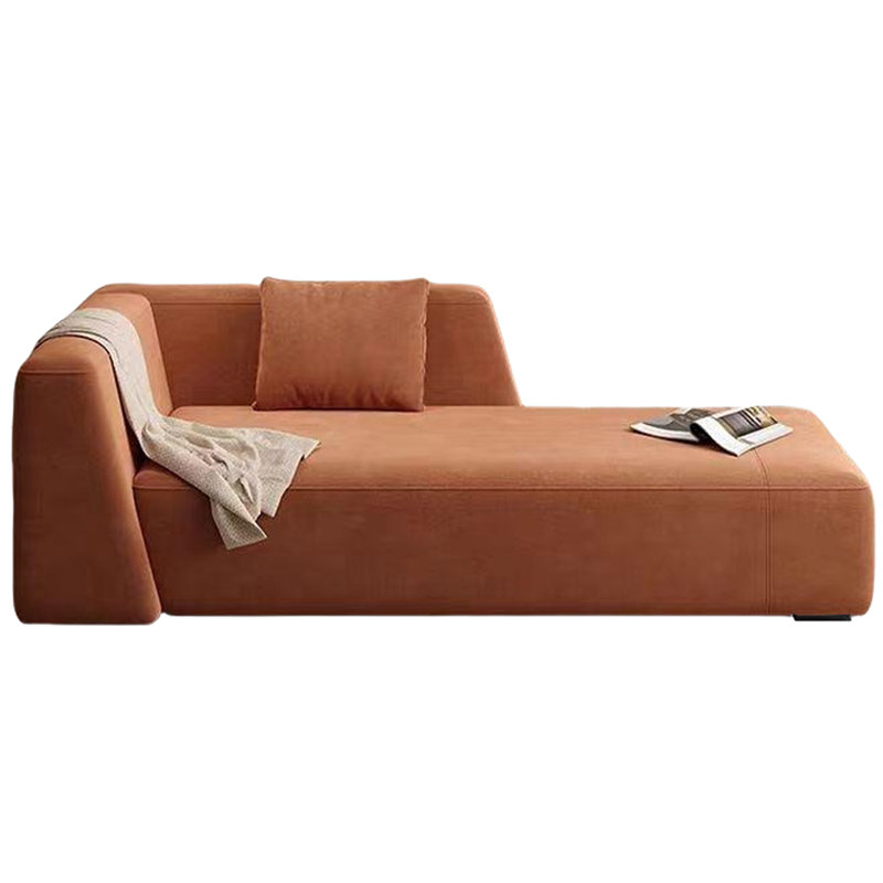 Fauteuil inclinable en éponge High High, Accoudoir à gauche (vu de face), Orange