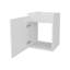Meuble-lavabo avec lavabo intégré Haigleer Creek, blanc-1153152713