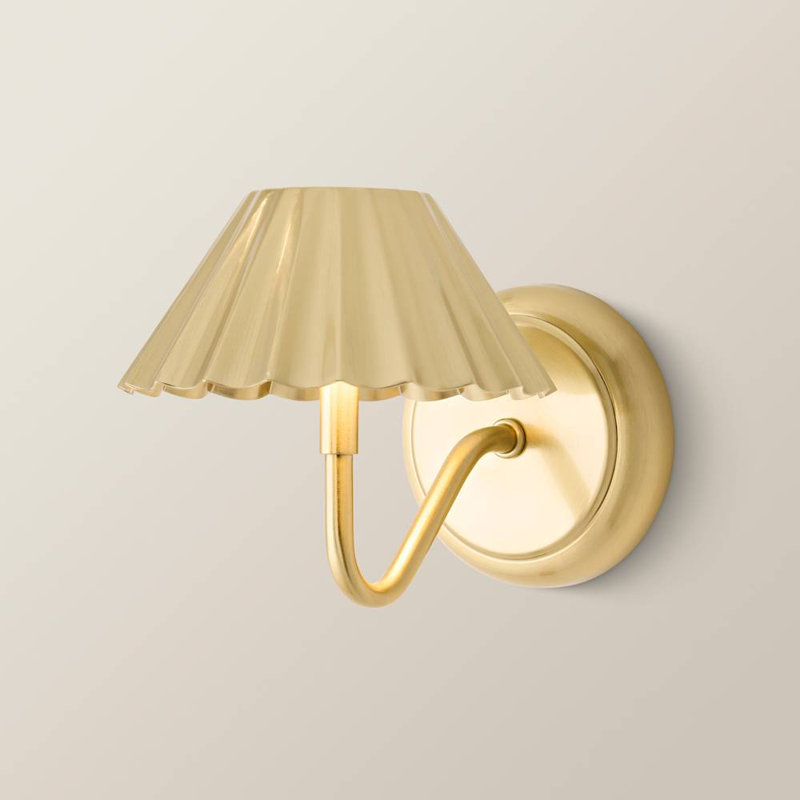 LED Wallchiere, Brushed Gold