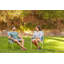Chaise de plage pliante avec coussins Shellisa