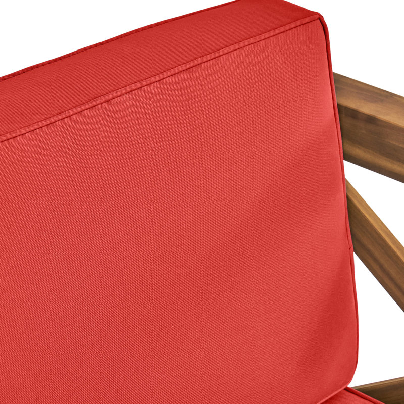 Housse de fauteuil lounge moderne en bois, style milieu du siècle, avec doublure imperméable, 77,3 cm x 67,5 cm, 19 kg.